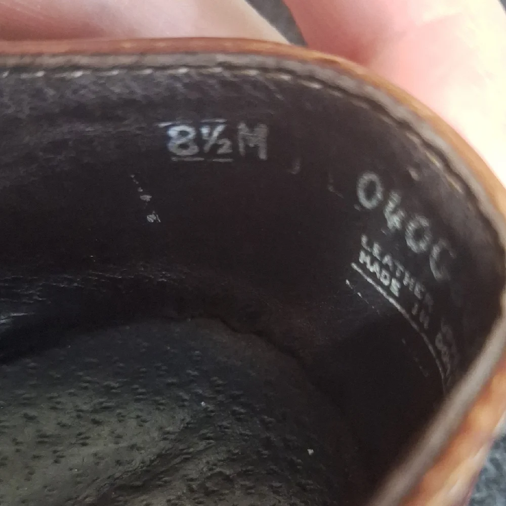 Vintage Bass Brown Leather Woven Espadrilles-8½